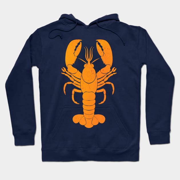 Yellow lobster Hoodie by Home Cyn Home 